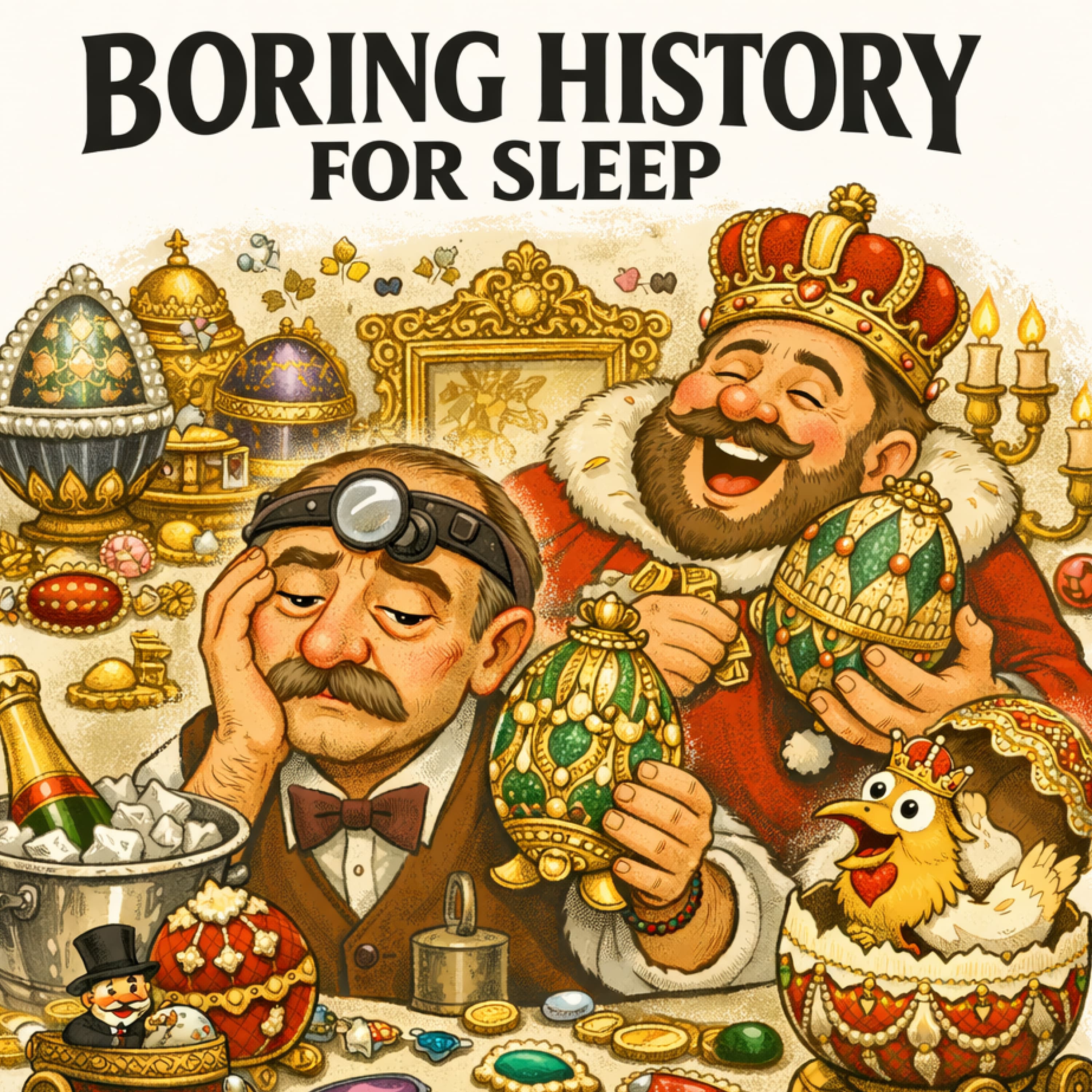 Boring History for Sleep podcast cover art