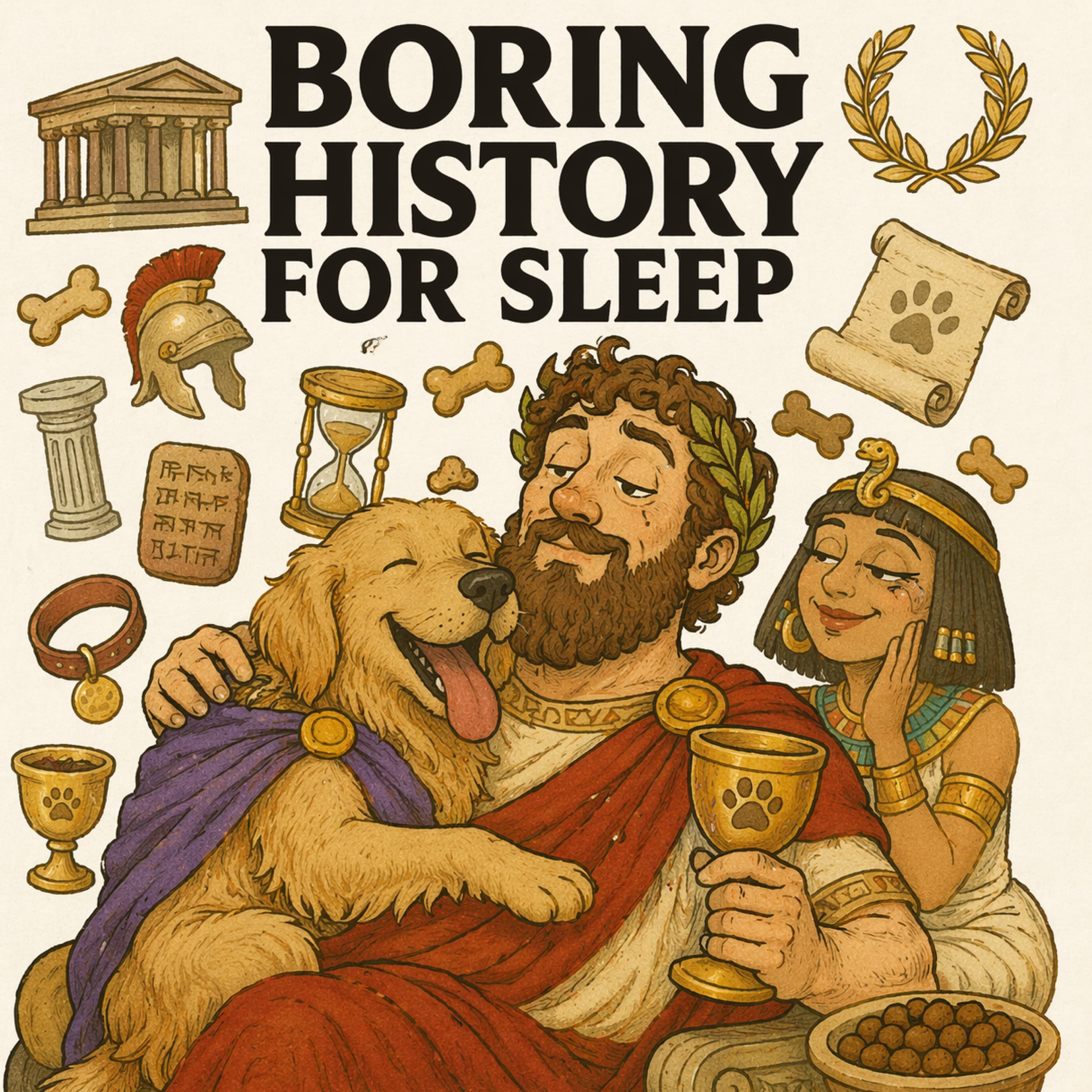 Boring History for Sleep podcast cover art