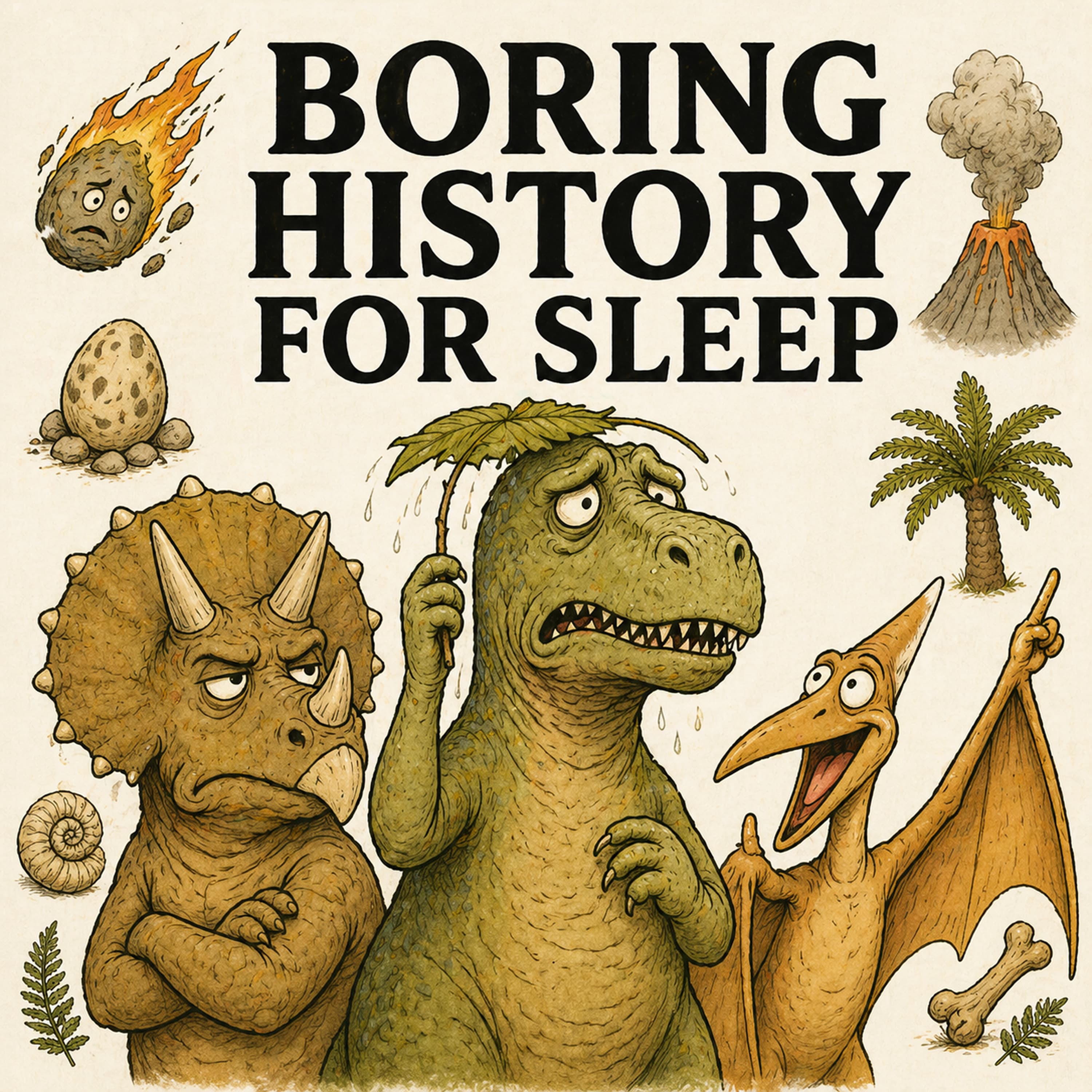 Boring History for Sleep podcast cover art
