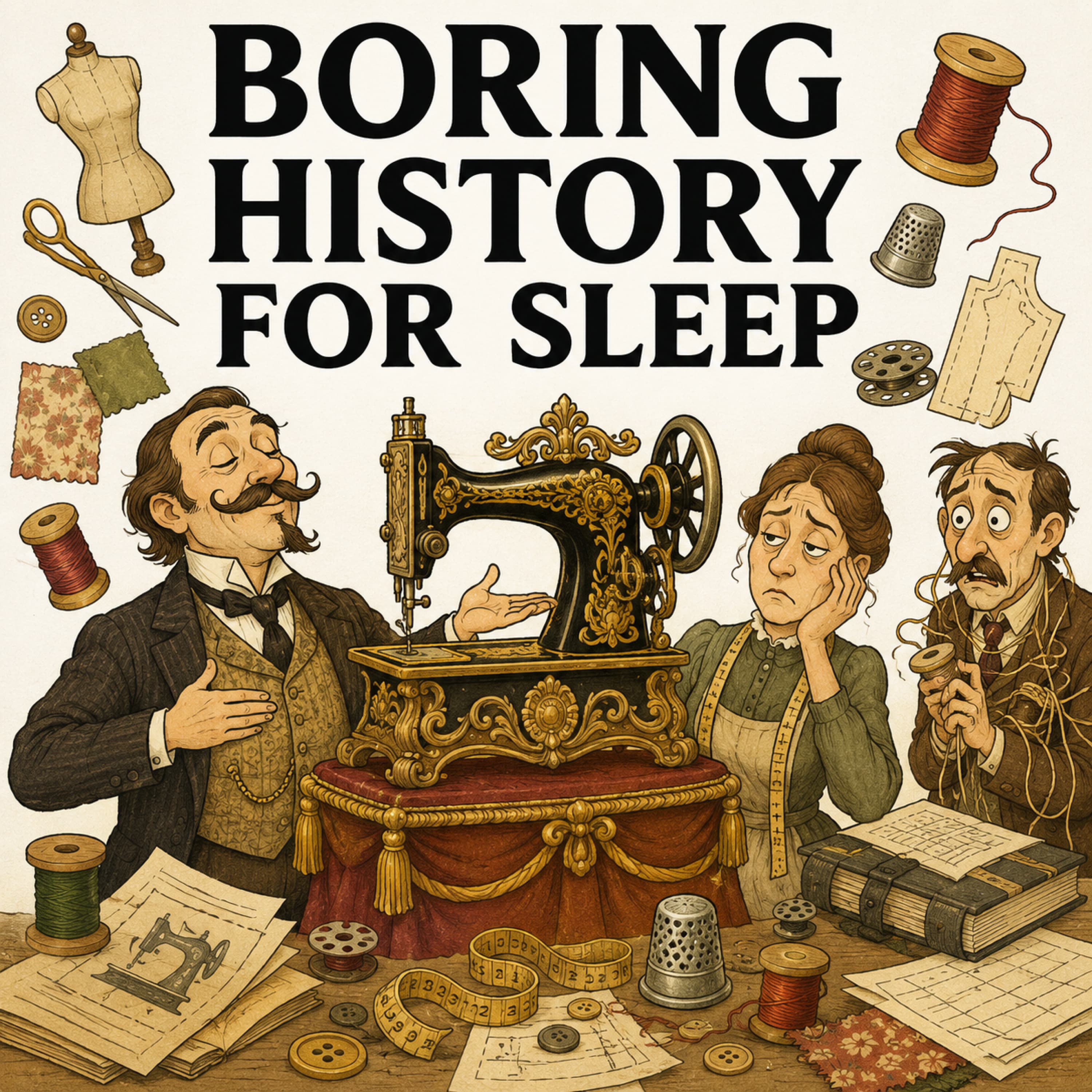 Boring History for Sleep podcast cover art