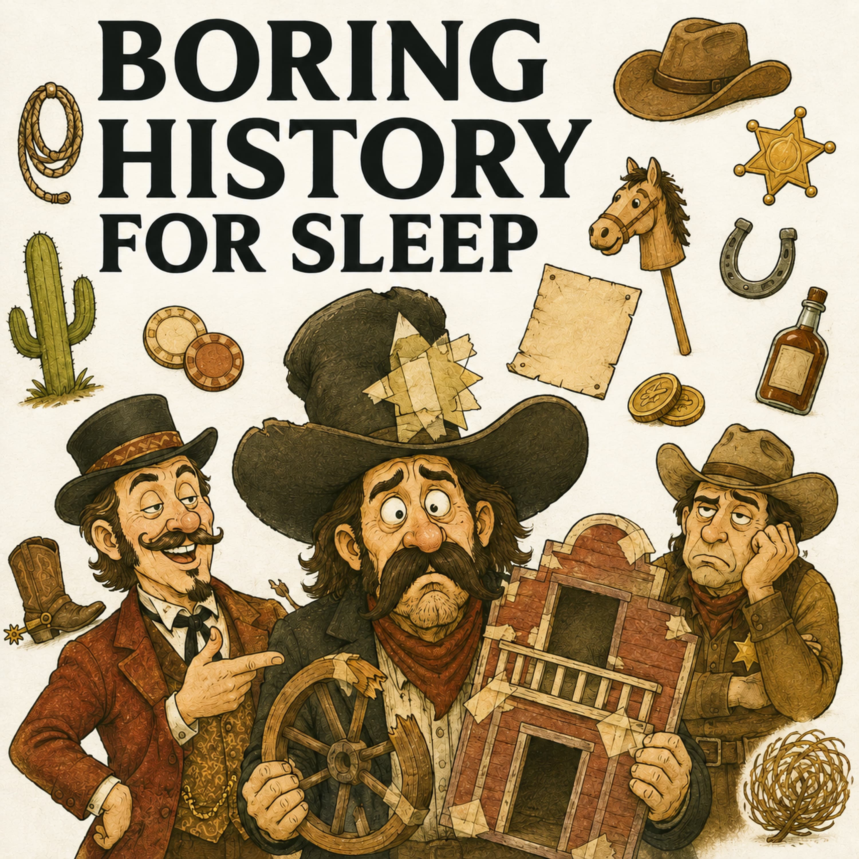 Boring History for Sleep podcast cover art