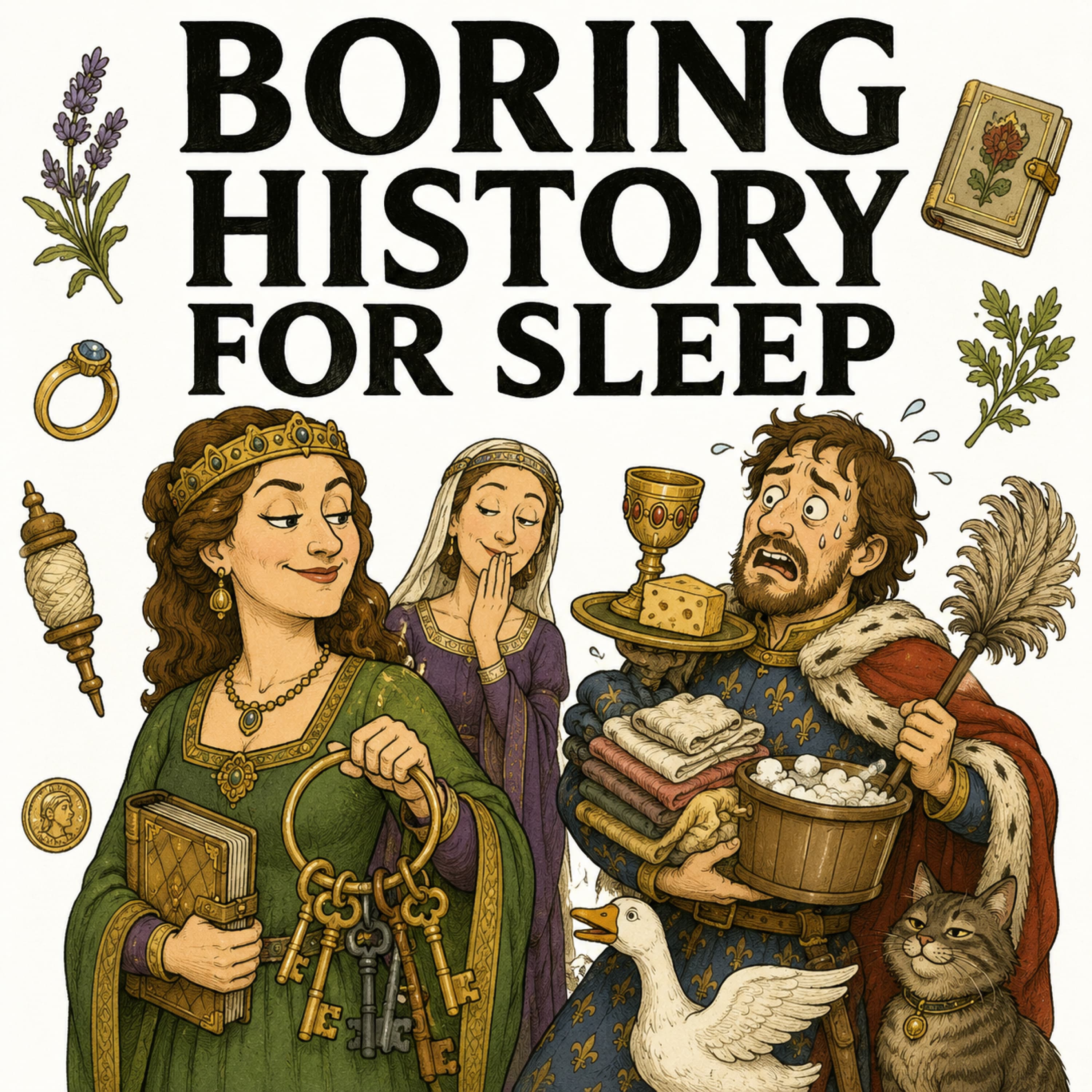 Boring History for Sleep podcast cover art
