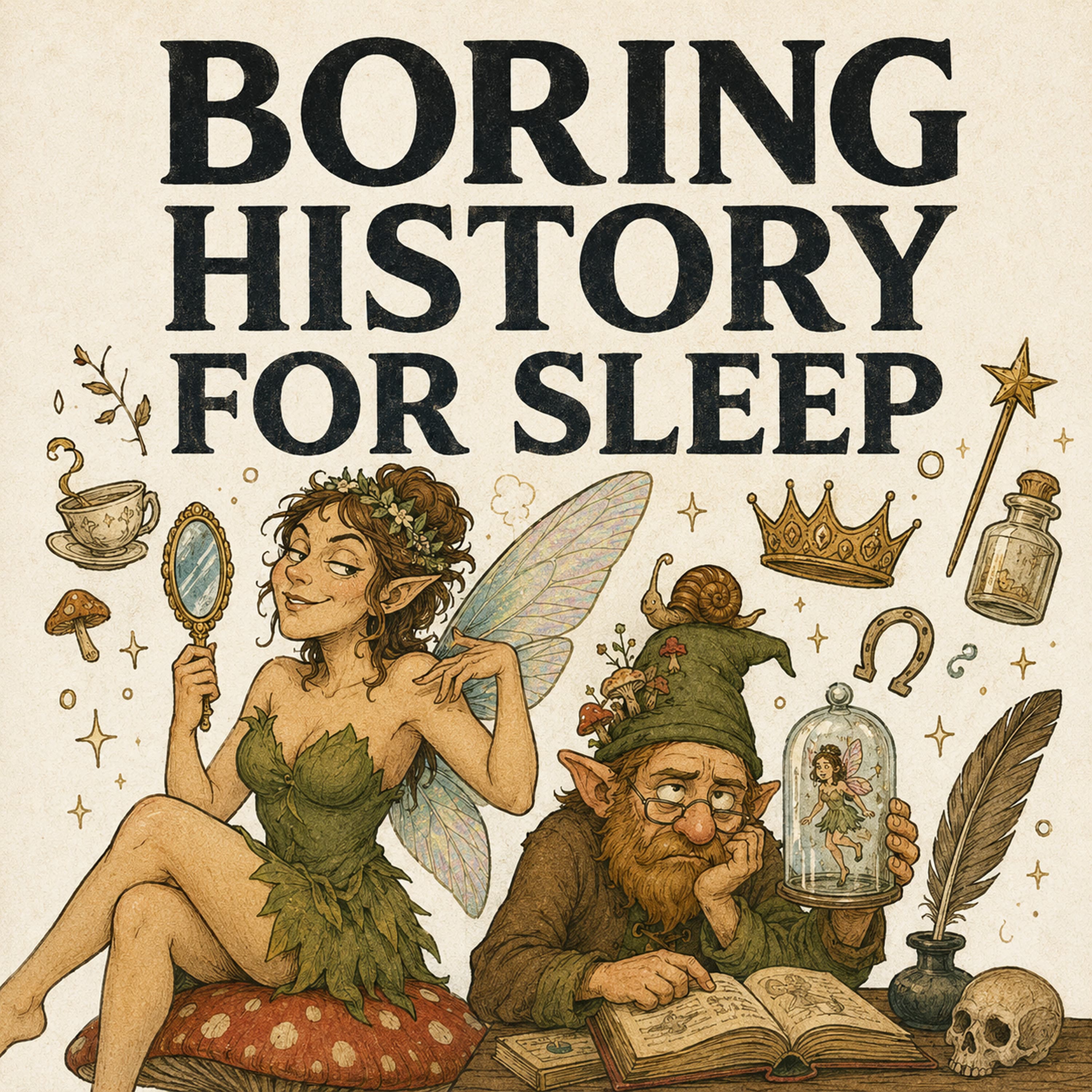 Boring History for Sleep podcast cover art