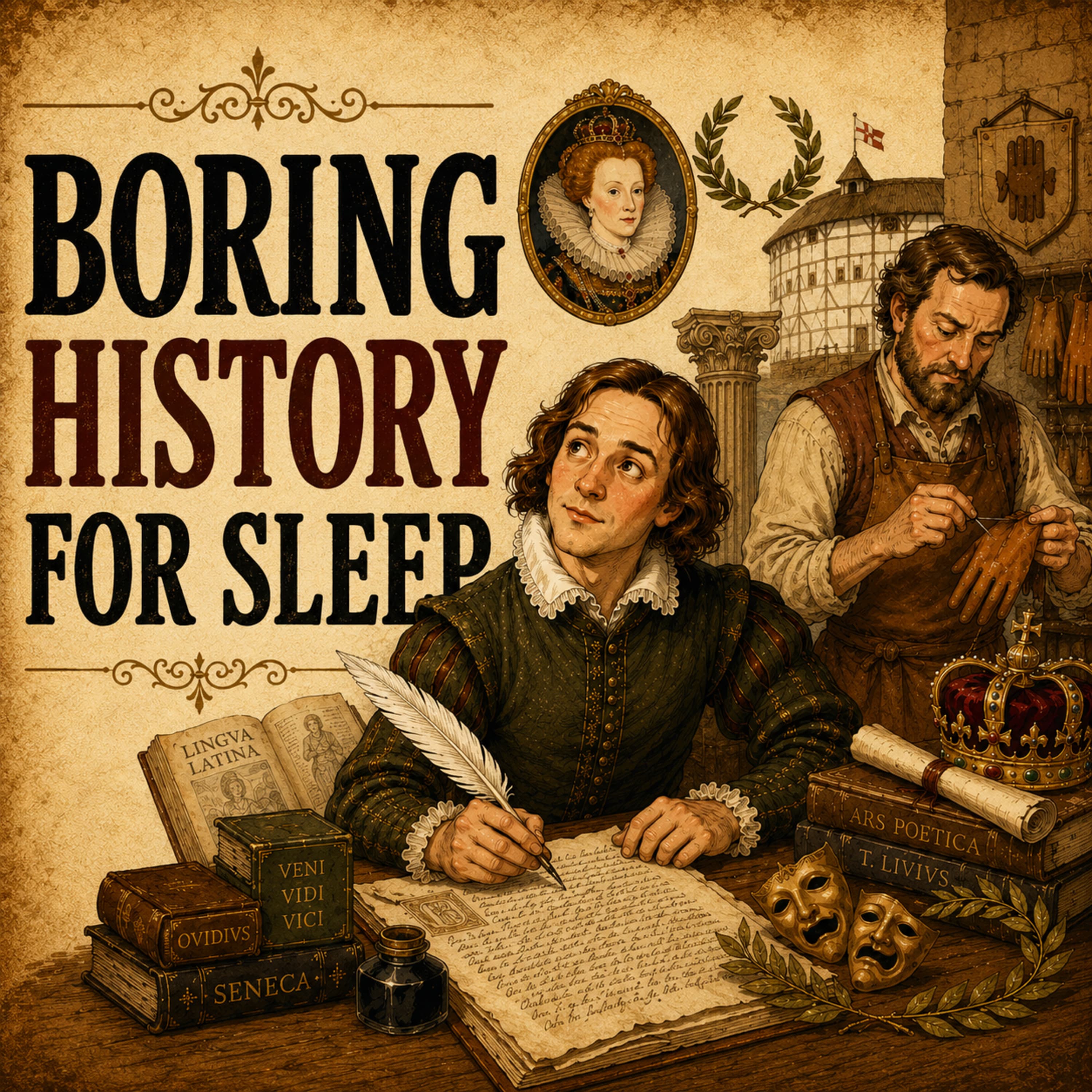 Boring History for Sleep podcast cover art