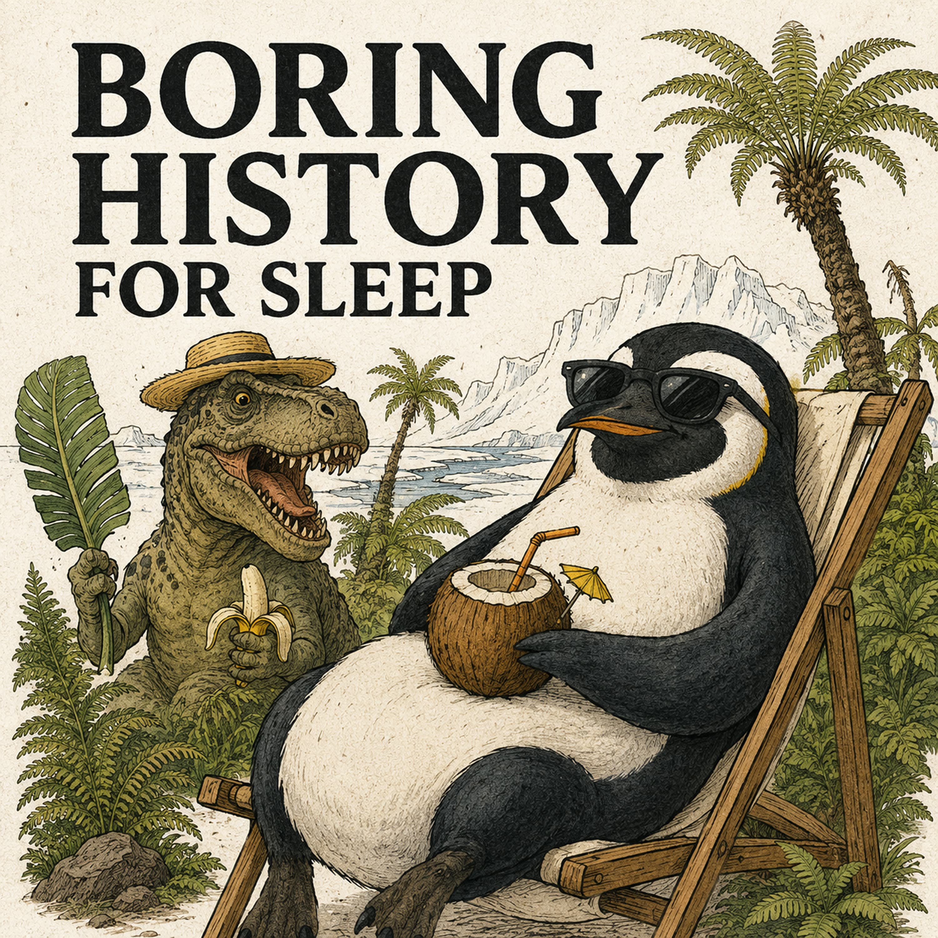 Boring History for Sleep podcast cover art