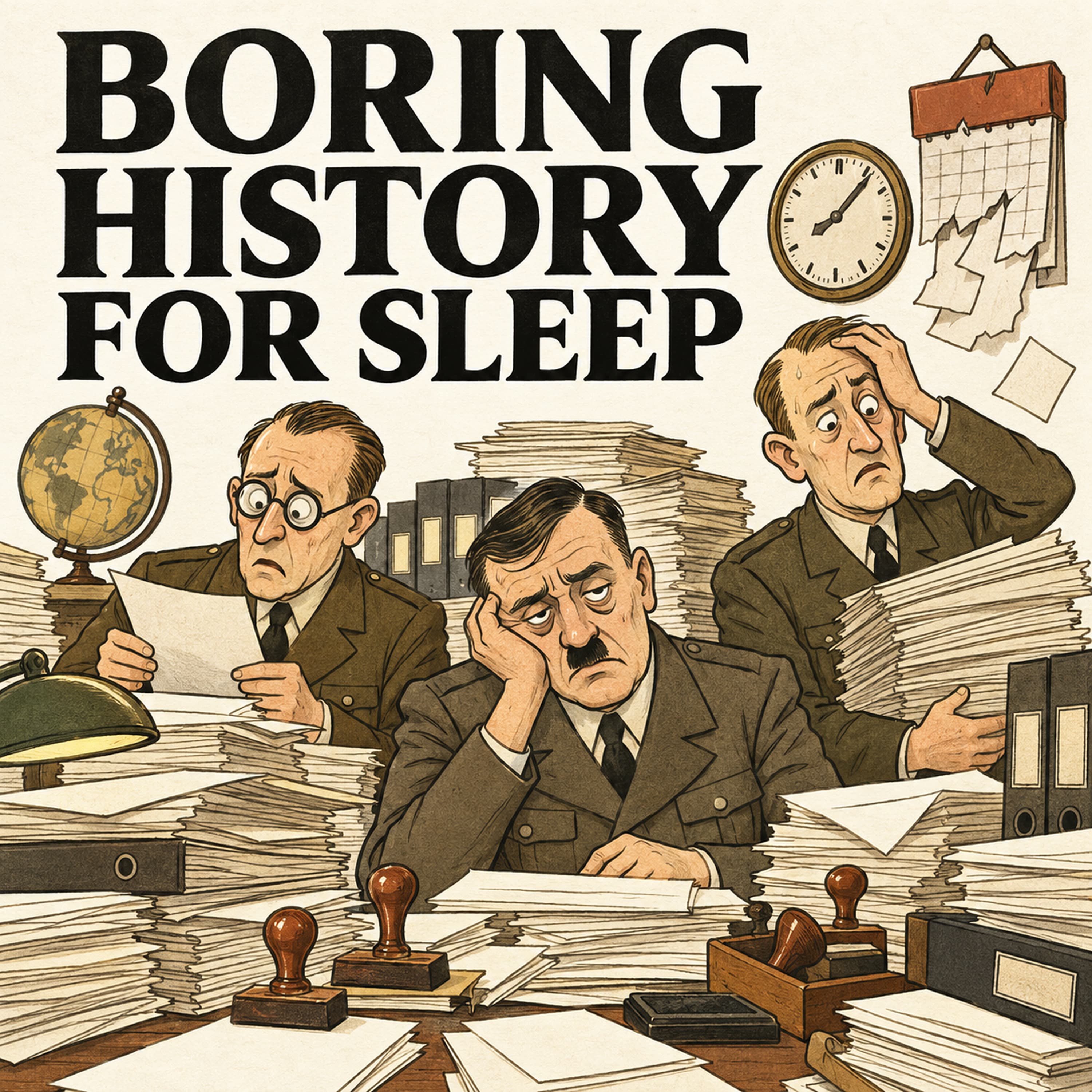 Boring History for Sleep podcast cover art