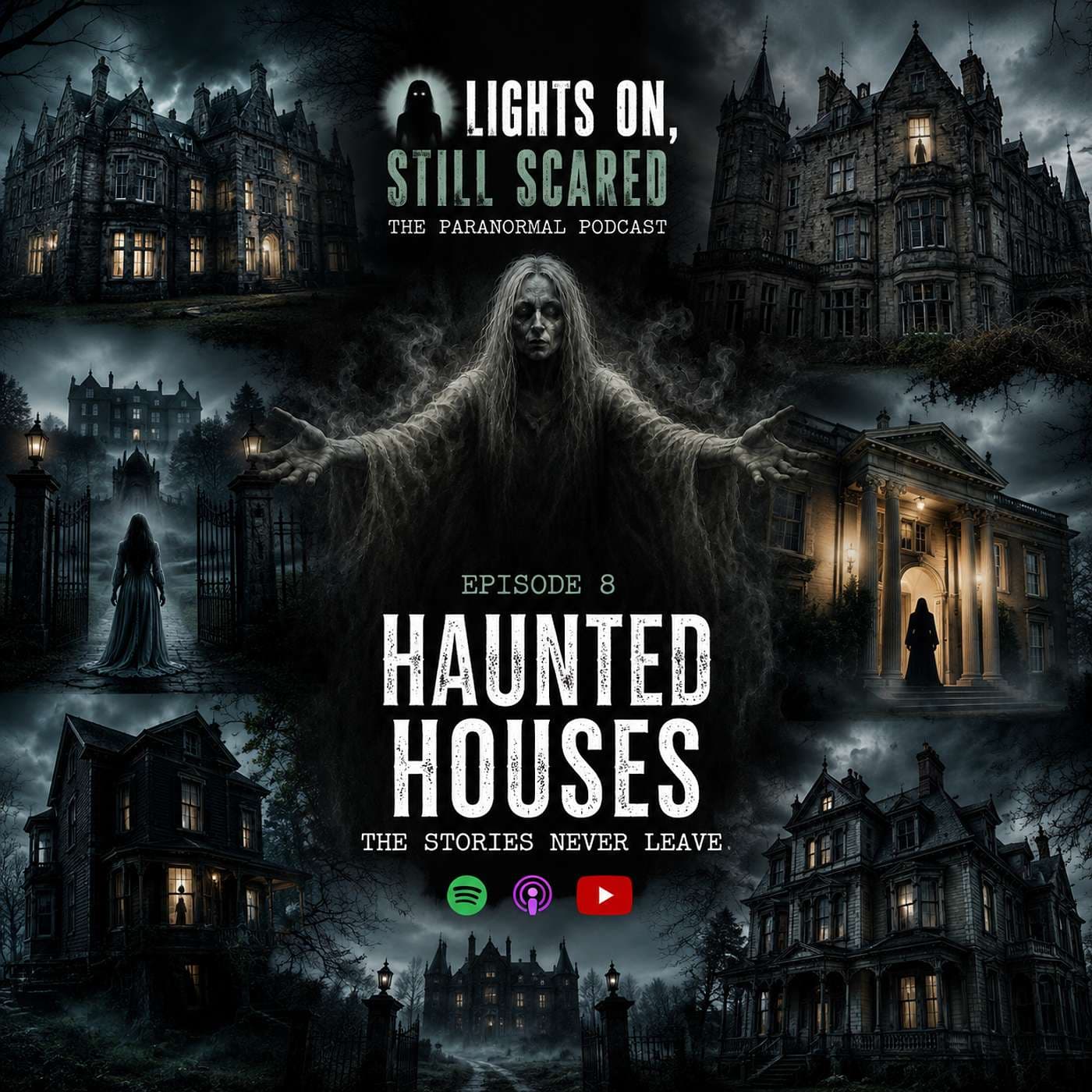 Lights On Still Scared podcast cover art