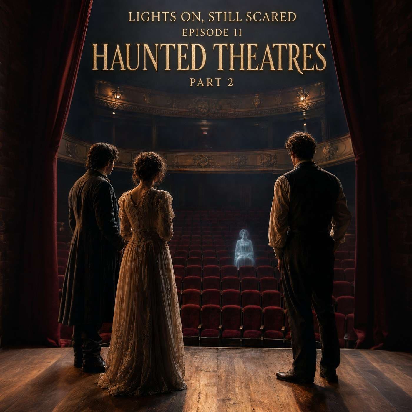 Lights On Still Scared podcast cover art