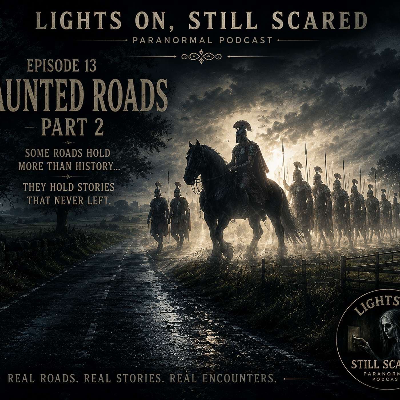 Lights On Still Scared podcast cover art