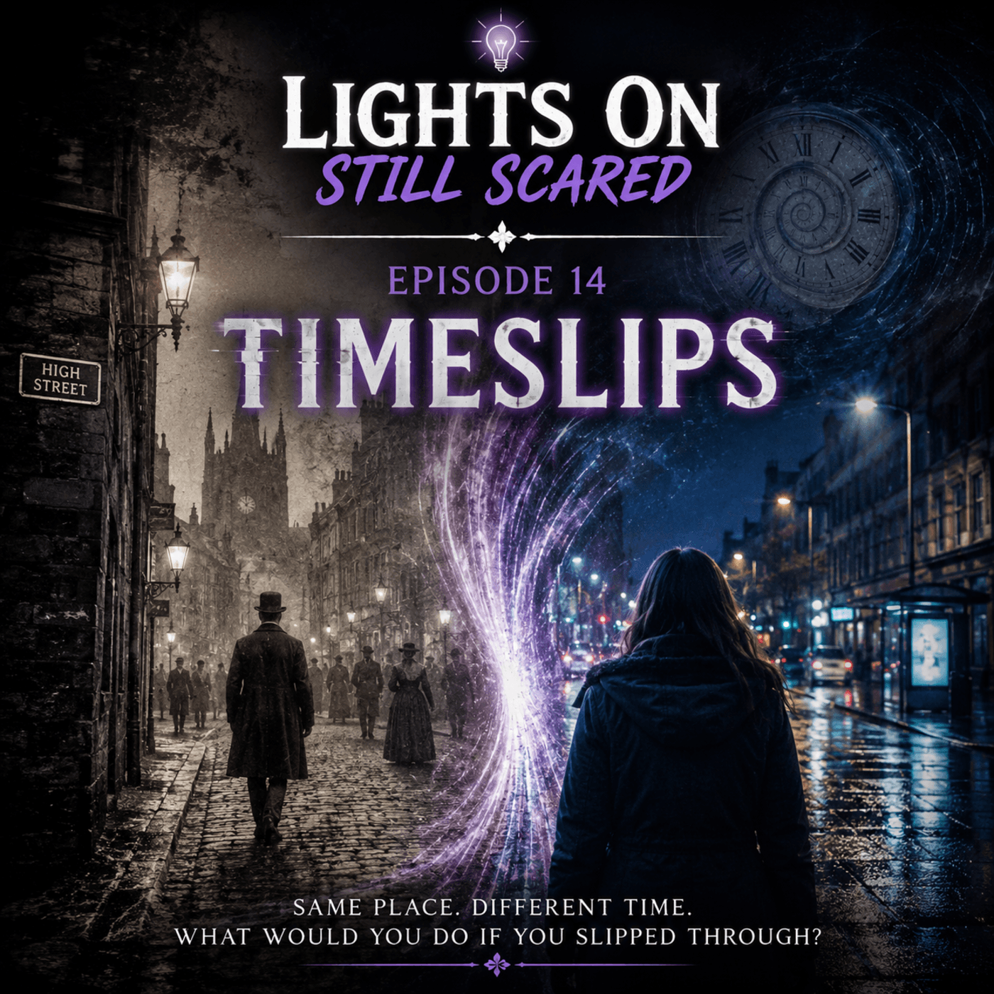 Lights On Still Scared podcast cover art