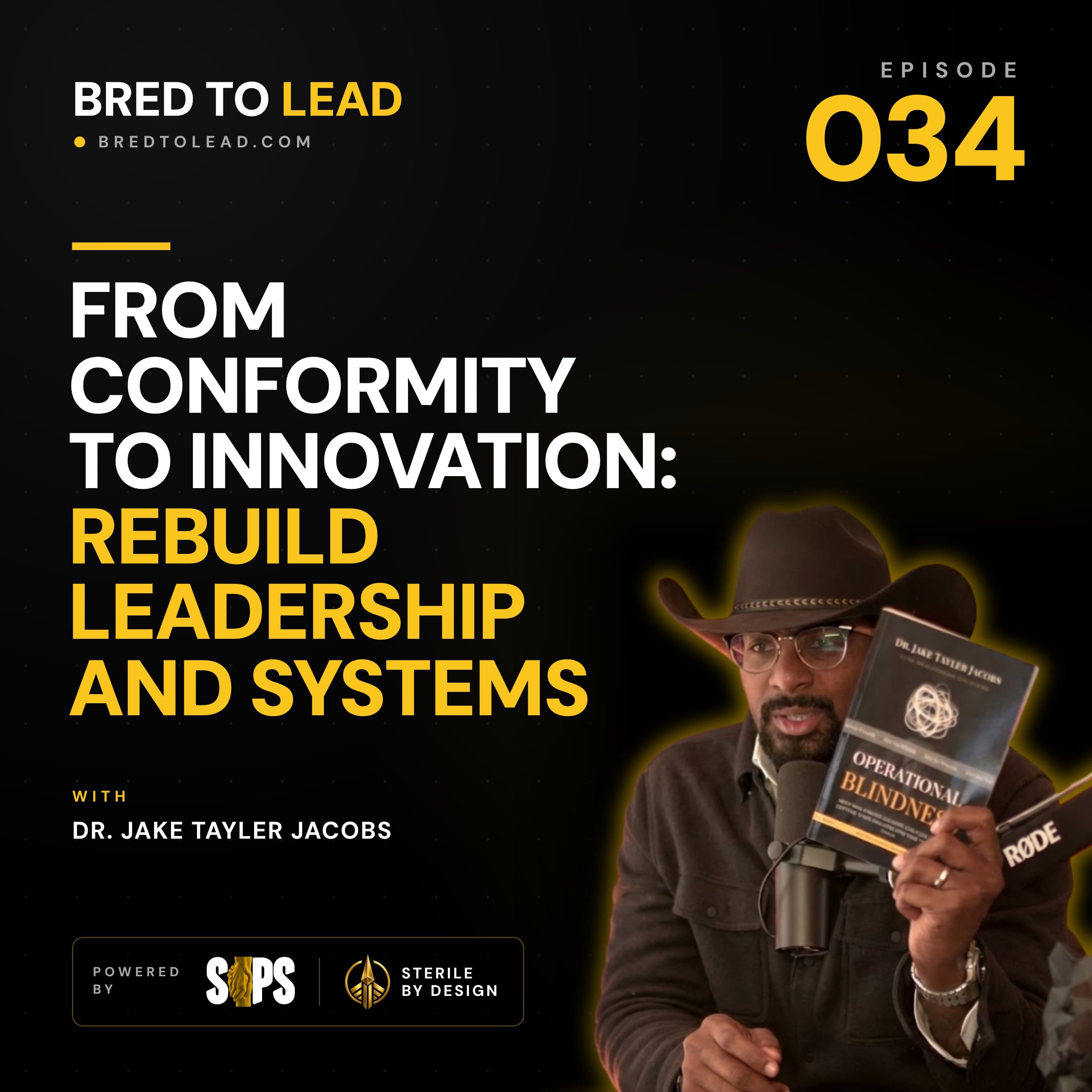 Bred To Lead podcast cover art