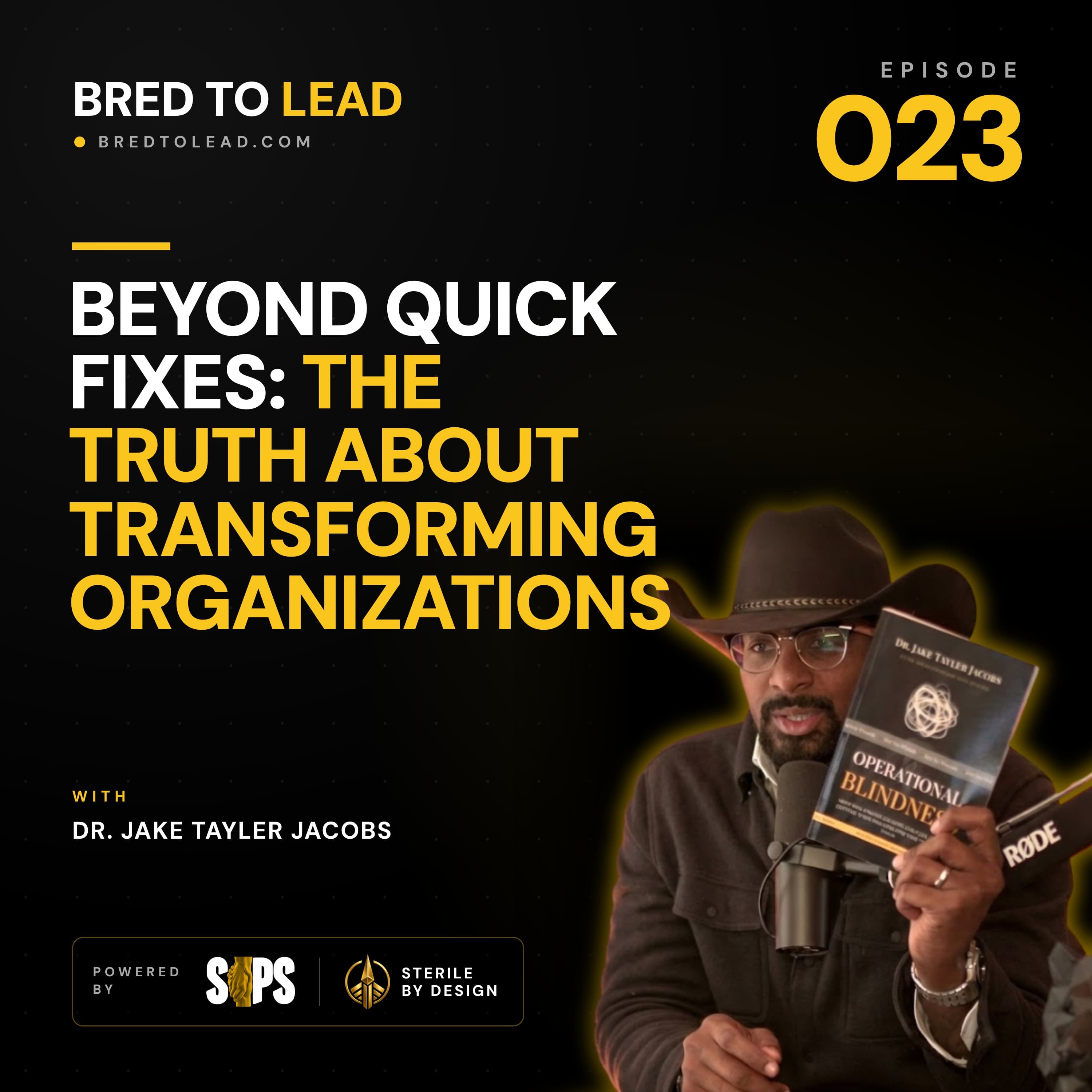 Bred To Lead podcast cover art