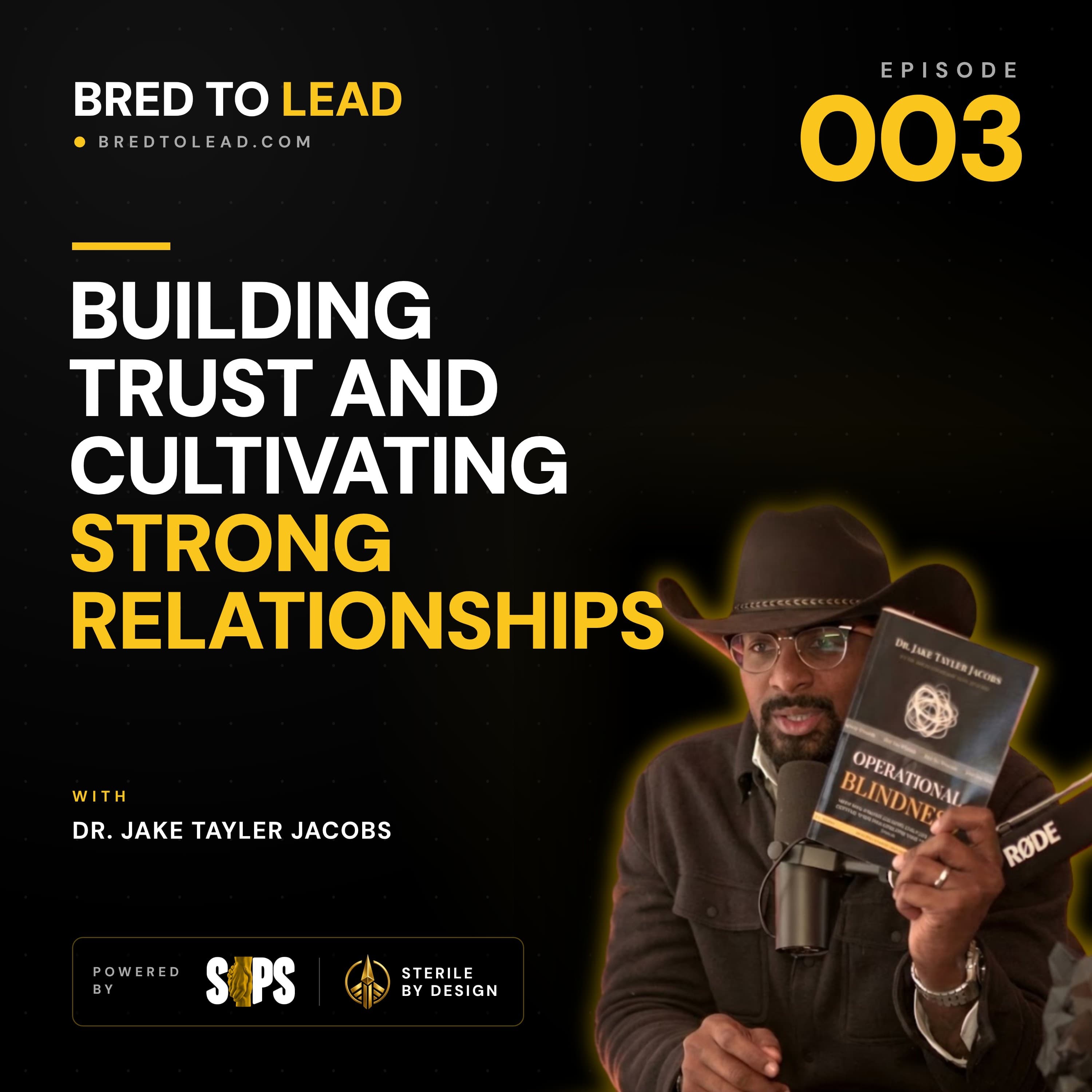 Bred To Lead podcast cover art