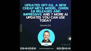 Everyday AI Podcast – An AI and ChatGPT Podcast cover art