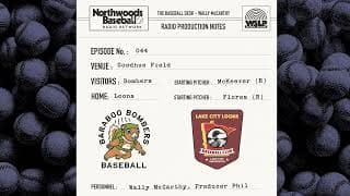 Northwoods Baseball Sleep Radio - Fake Baseball for Sleeping podcast cover art