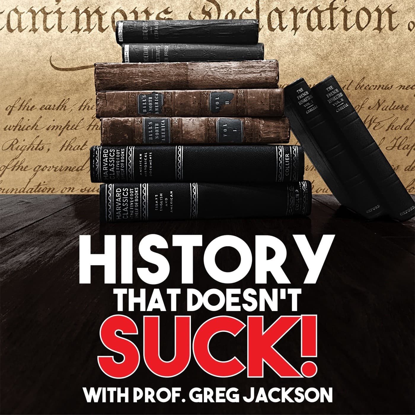 History That Doesn't Suck podcast cover art