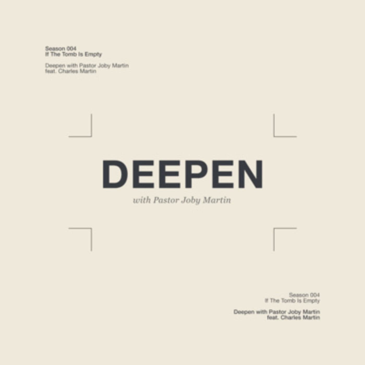 Deepen with Pastor Joby Martin podcast cover art