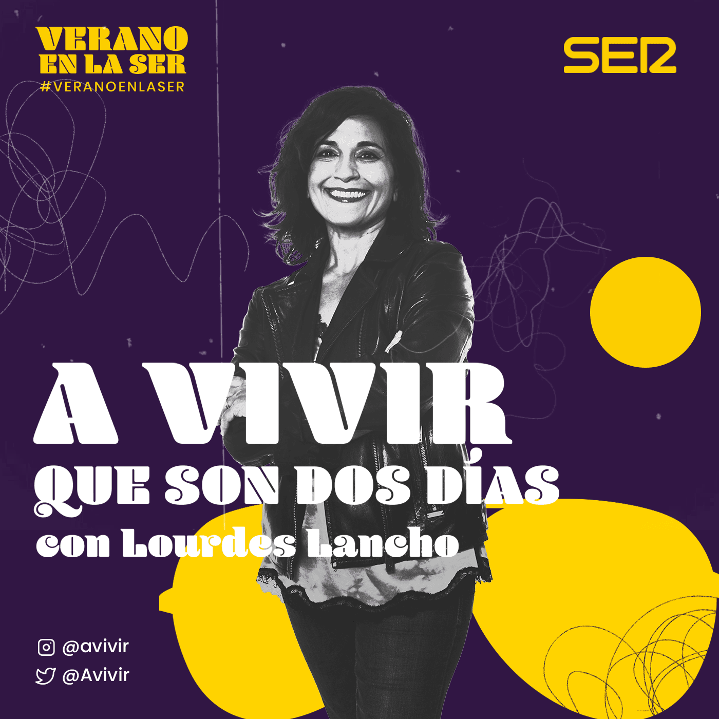 A vivir que son dos días podcast cover art