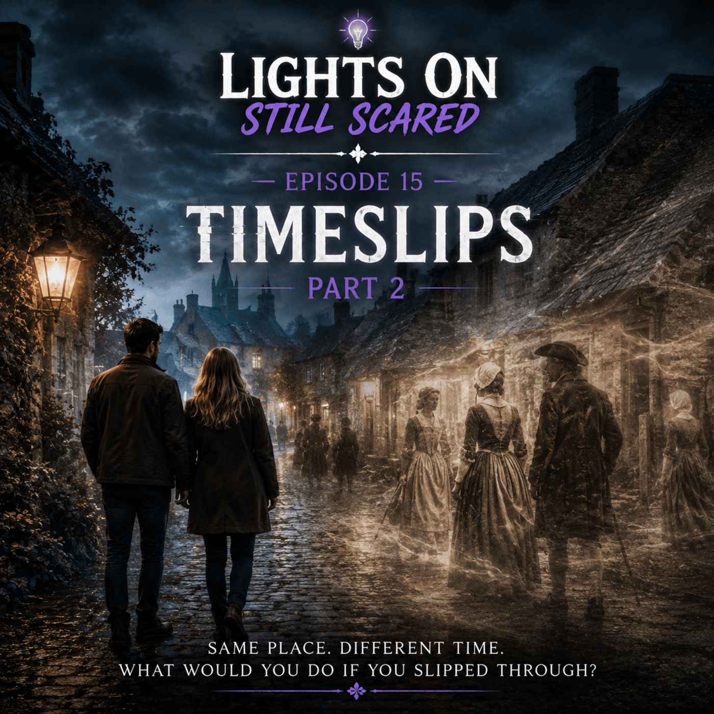Lights On Still Scared podcast cover art