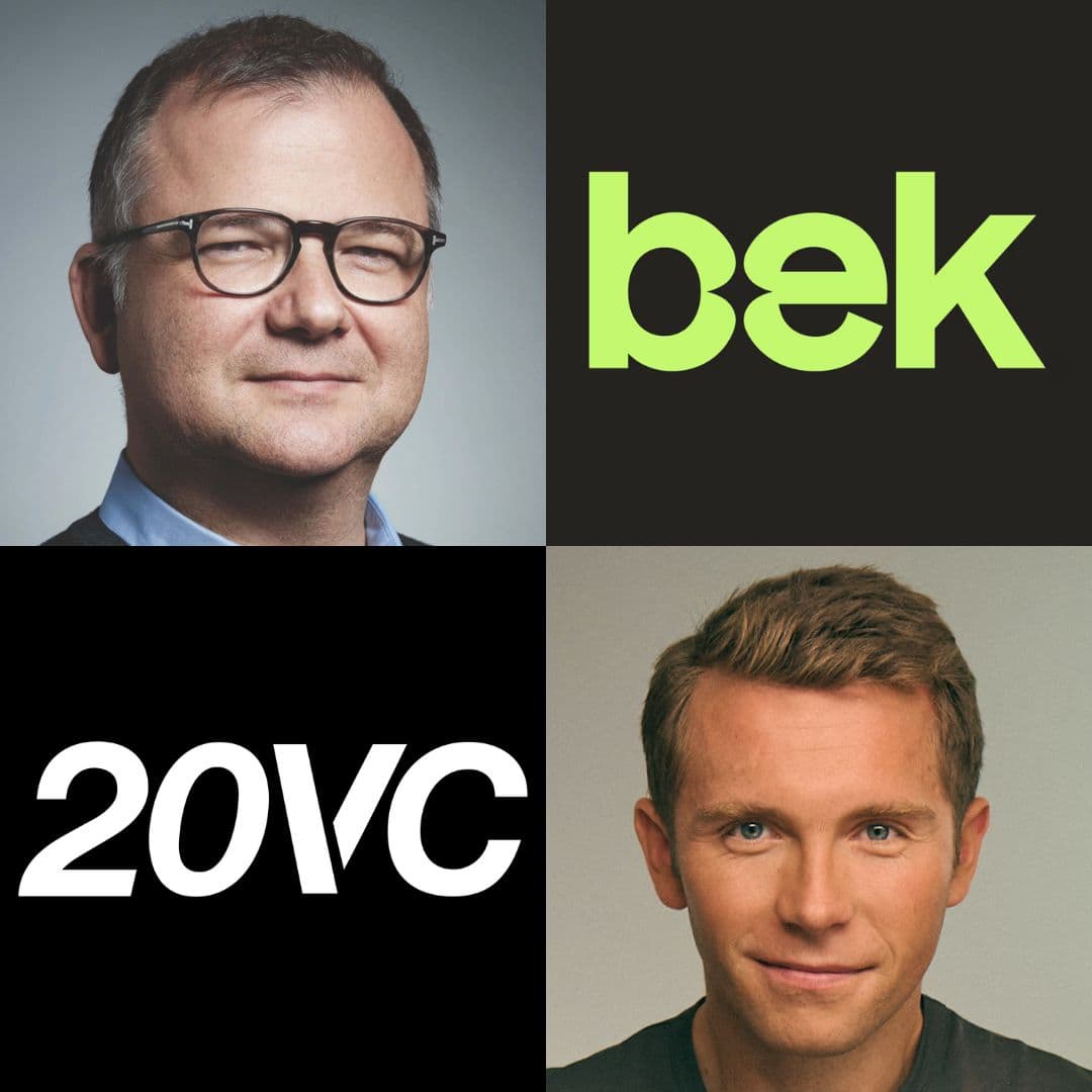 The Twenty Minute VC (20VC): Venture Capital | Startup Funding | The Pitch podcast cover art