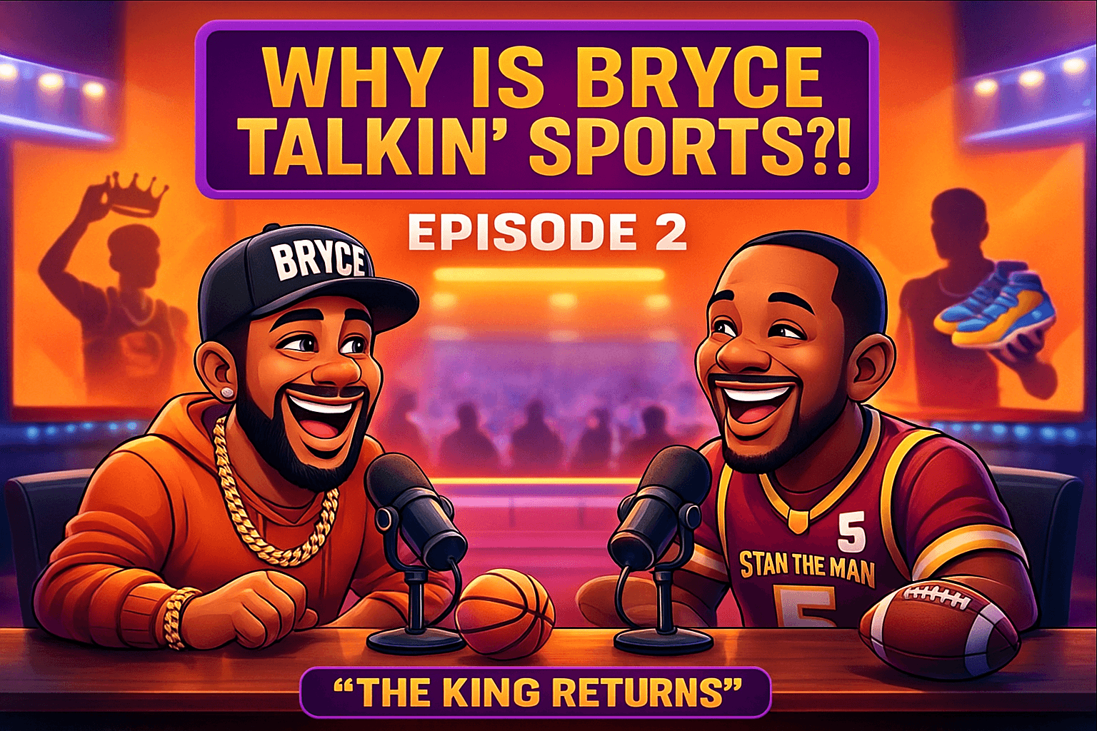 Why Is Bryce Talkin' Sports? podcast cover art